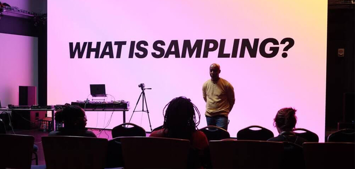 CMII’s Booker Edwards Hosts GSU Vinyl Archive Workshop GSU-CMII-What-Is-Sampling